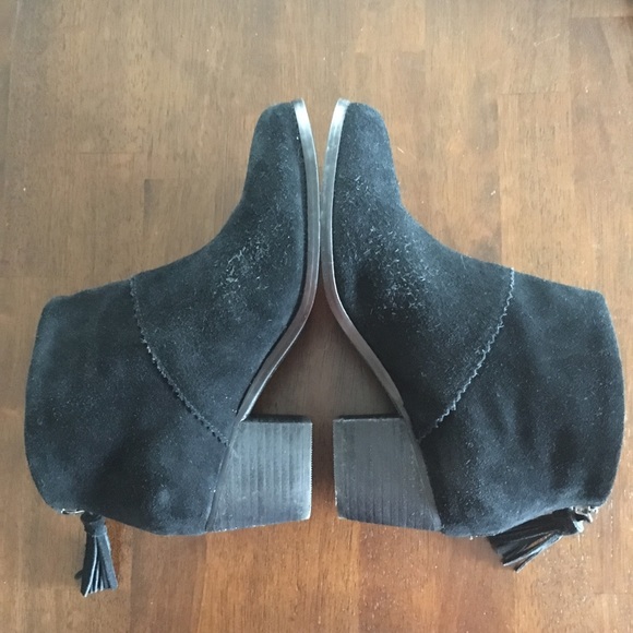 Toms Leila Bootie Suede Black Size 7.5 - Picture 2 of 7